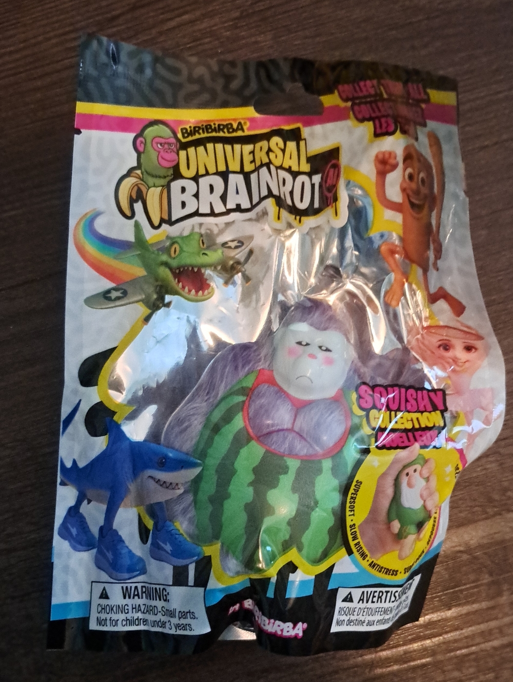 Biribirba Universal Brainrot Gorillo Watermelondrillo Squishy New